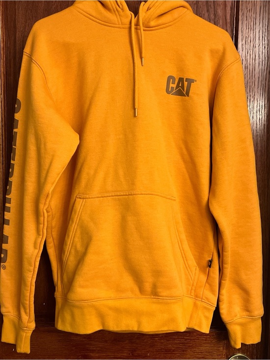 Caterpillar Other - Caterpillar golden Yellow Pullover Hoodie with CAT Chest Logo
